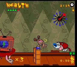 The Ren & Stimpy Show - Veediots!: gameplay