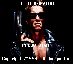 The Terminator: tela de título