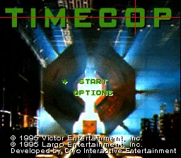 Timecop: tela de título