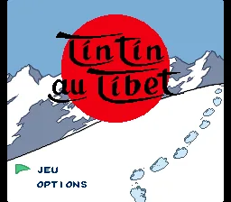 Tintin in Tibet: tela de título
