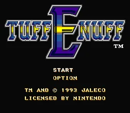 Tuff E Nuff: tela de título