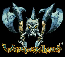 WeaponLord: tela de título