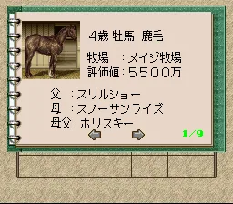 Winning Post 2: gameplay