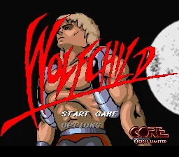 Wolfchild: tela de título