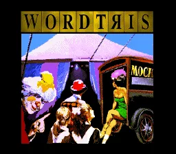 Wordtris: tela de título
