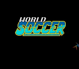 World Soccer: tela de título
