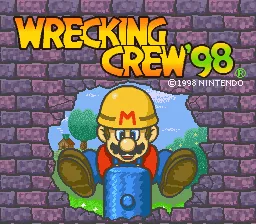 Wrecking Crew '98: tela de título