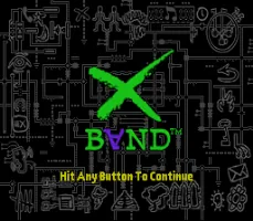 XBAND: tela de título
