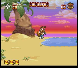 Zero the Kamikaze Squirrel: gameplay