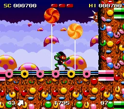 Zool - Ninja of the 'Nth' Dimension: gameplay